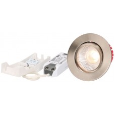 EB-LED-Spot maxLUCE Solv 8W 230V 710lm 3000K Loch-Ø68mm nickel 38°