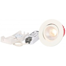 EB-LED-Spot maxLUCE Solv 8W 230V 710lm 3000K Loch-Ø68mm weiss 38°