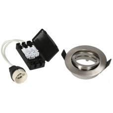 EB-Spot Max Hauri maxLUCE GU10 Loch-Ø68mm mit Spannfedern chrom MXH