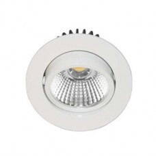 Einbauspot rund schwenkbar AL1014RD LED 9W weiss matt