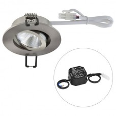LED Downlight 6W 4000K Edelstahl