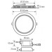 LED-Downlight ESYLUX ELSA-2 Ø240 ON/OFF 18W 4000K 1750lm weiss EO
