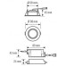 LED-Downlight ESYLUX ELSA-2 Ø98 ON/OFF 5W 3000K 500lm weiss EO