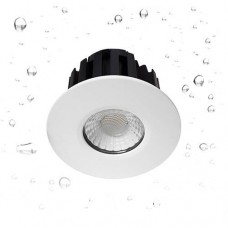 LED-Einbauspot LEWA RD 10W weiss matt und Nickel satiniert