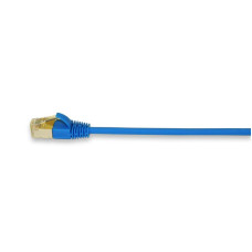 Patchkabel Slim 4mm blau Kat.6A Länge 1.0m