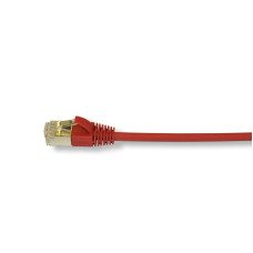 Patchkabel Slim 4mm rot Kat.6A Länge 1.0m