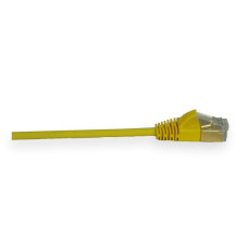 Slim Patchkabel Kat. 6a Ultraflex geschirmt 3m gelb