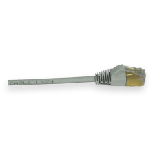 Slim Patchkabel Kat. 6a Ultraflex geschirmt 7.50m grau