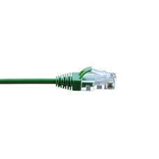 Telefon Patchkabel ISDN/Analog 0.5m RJ45-RJ45 grün mit Knickschutz