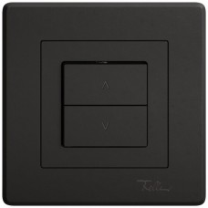 UP-Storenschalter EDIZIO.liv SNAPFIX 10A 250V 2 Tasten 1 Kanal schwarz GMI A