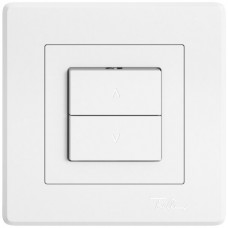 UP-Storenschalter EDIZIO.liv SNAPFIX 10A 250V 2 Tasten 1 Kanal weiss GMI A