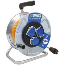 Kabelrolle Steffen Metall 3xT13 EPR-PUR 3x1,5mm² 30m