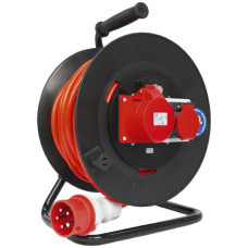 Kabelrolle Steffen Professional 1xT25 1xCEE16 EPR-PUR 5x1.5mm² 33m