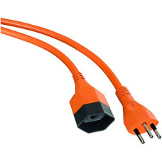 Verlängerung 3x1.5mm² 10m PUR T12/T13 angespritzt orange