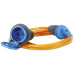 Verlängerungskabel Steffen EPR-PUR 3x1.5mm² 5m T13/T13 für Industrie orange