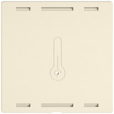 Abdeckset EDIZIO.liv Wiser SNAPFIX für Raumtemperatursensor 60x60mm crema