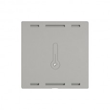 Abdeckset EDIZIO.liv Wiser SNAPFIX für Raumtemperatursensor 60x60mm hellgrau
