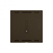 Abdeckset EDIZIO.liv Wiser SNAPFIX für Raumtemperatursensor 60x60mm umbra (braun)