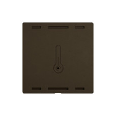 Bedienaufsatz zu Raumtemperatursensor EDIZIO.liv Wiser SNAPFIX 60x60mm umbra (braun)