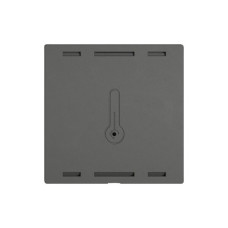 Raumtemperatursensor EDIZIO.liv Wiser SNAPFIX K+ 230V 60x60mm dunkelgrau G A