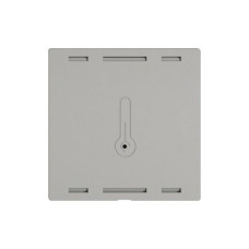 Raumtemperatursensor EDIZIO.liv Wiser SNAPFIX K+ 230V 60x60mm hellgrau G A