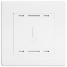 UP-Abdeckset EDIZIO.liv Wiser SNAPFIX für Raumtemperatursensor 96x96mm weiss