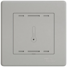 UP-Raumtemperatursensor EDIZIO.liv Wiser SNAPFIX K+ 230V 96x96mm hellgrau