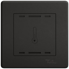 UP-Raumtemperatursensor EDIZIO.liv Wiser SNAPFIX K+ 230V 96x96mm schwarz