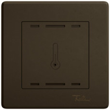 UP-Raumtemperatursensor EDIZIO.liv Wiser SNAPFIX K+ 230V 96x96mm umbra