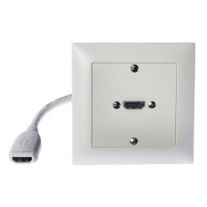 UP-Steckdose GR-I HDMI female/ female Kabel 0.1m