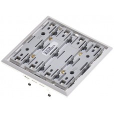 Bus-Taster-THQ Funktionseinsatz WAGO 1-8 Tastpunkte, RGB-LED, Edue-Design weiss 