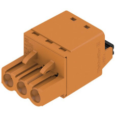 Buchsenstecker WM Signal BLF 5.08HC/03/180 SN OR BX SO 3L 180° 5.08mm orange - 1 Stück