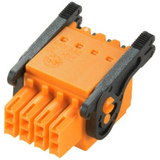 Buchsenstecker Weidmüller B2CF Löseriegel 3.5mm 14L verzinnt orange - 1 Stück