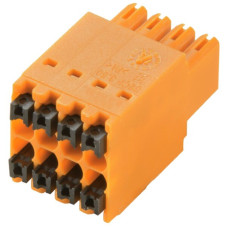 Buchsenstecker Weidmüller B2CF geschlossen 3.5mm 12L verzinnt orange