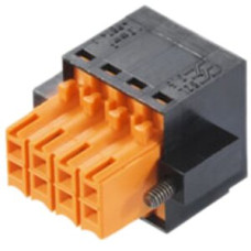 Buchsenstecker Weidmüller B2L Flansch 3,5mm 16L verzinnt schwarz - 1 Stück