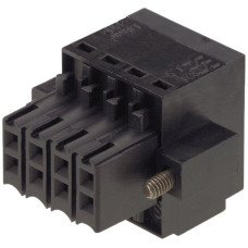 Buchsenstecker Weidmüller B2L Flansch 3,5mm 24L schwarz