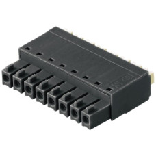 Buchsenstecker Weidmüller BCF geschlossen 3.81mm 3L verzinnt schwarz - 1 Stück Buchsenstecker Weidmüller BCF geschlossen 3.81mm 3L verzinnt schwarz - 1 Stück