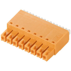 Buchsenstecker Weidmüller BCF geschlossen 3.81mm 7L verzinnt orange - 1 Stück Buchsenstecker Weidmüller BCF geschlossen 3.81mm 7L verzinnt orange - 1 Stück