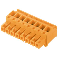 Buchsenstecker Weidmüller BCZ geschlossen 3.81mm 6L verzinnt orange - 1 Stück