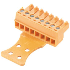 Buchsenstecker Weidmüller BCZ geschlossen Zugentlastung 3.81mm 6L orange - 1 Stück