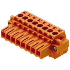 Buchsenstecker Weidmüller BL Flansch 3,5mm 3L verzinnt schwarz - 1 Stück