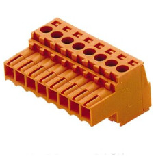 Buchsenstecker Weidmüller BL geschlossen 3.5mm 21L verzinnt orange - 1 Stück