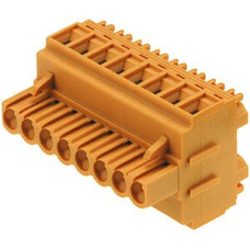 Buchsenstecker Weidmüller BLDT geschlossen 5.08mm 12L verzinnt orange - 1 Stück