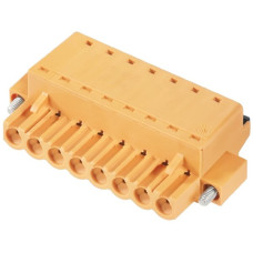 Buchsenstecker Weidmüller BLF Flansch 5,08mm 12L verzinnt orange - 1 Stück
