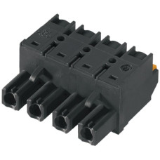 Buchsenstecker Weidmüller BLF HP geschlossen 7.62mm 4L verzinnt schwarz - 1 Stück