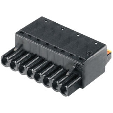 Buchsenstecker Weidmüller BLF geschlossen 5mm 3L verzinnt schwarz - 1 Stück