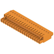 Buchsenstecker Weidmüller BLT geschlossen 5.08mm 19L verzinnt orange - 18 Stück