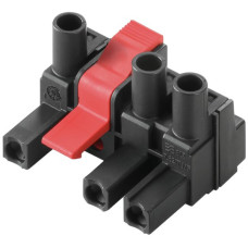 Buchsenstecker Weidmüller BLZ IT Mittelflansch 7,62mm 3L verzinnt schwarz - 1 Stück