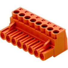 Buchsenstecker Weidmüller BLZ geschlossen 5.08mm 4L verzinnt orange