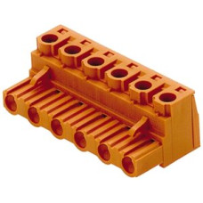 Buchsenstecker Weidmüller BLZ geschlossen 7.5mm 4L verzinnt orange - 1 Stück